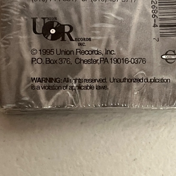 Vintage 1995 Jackal The Bear For Real Sealed Cassette Rare - Picture 10 of 13